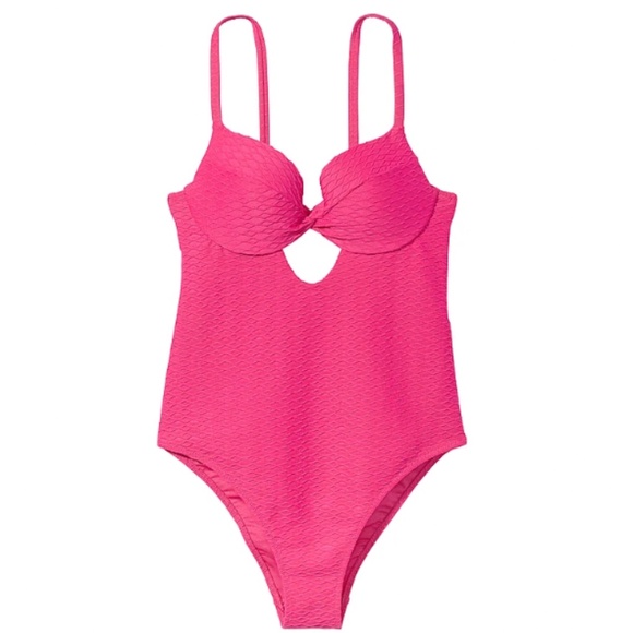 Victoria’s Secret Swim The Twist Removable Push-Up One-Piece Swimsuit S - Picture 3 of 7